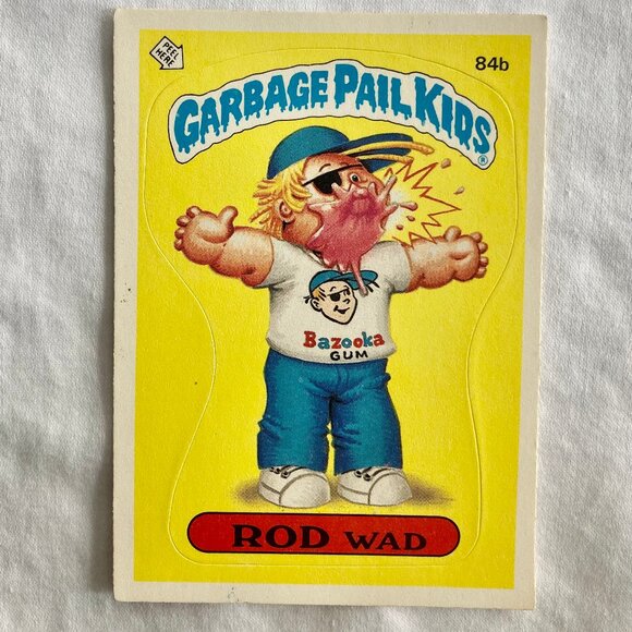 Garbage Pail Kids Card 1986 Topps - 84b Rod Wad (2...